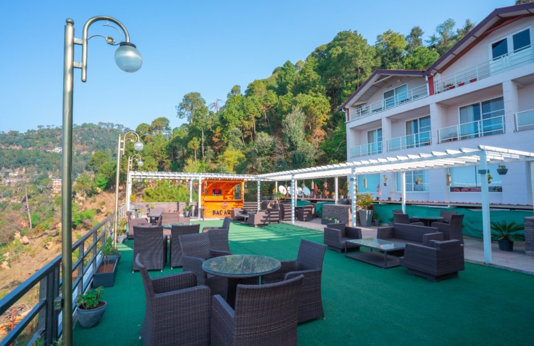 turquoise garden terrace - indraprastha spa resort - dharamshala